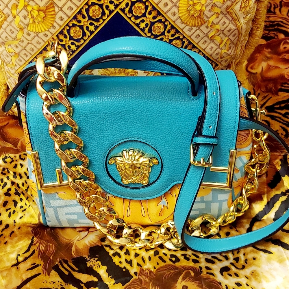 Versace new leather bag